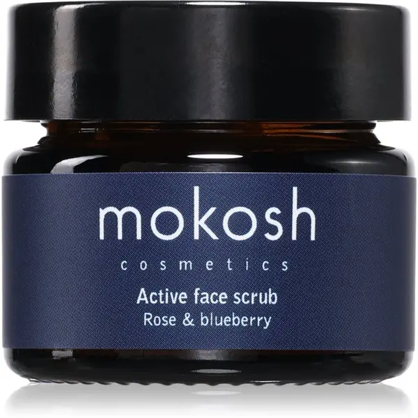 Mokosh Mokosh Rose & Blueberry posvjetljujući piling 15 ml