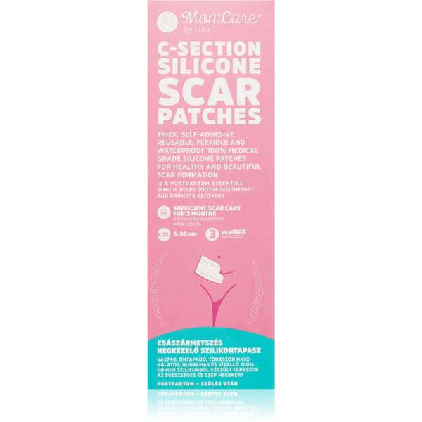 MomCare by Lina MomCare by Lina C-Section Silicone Scar Patches silikonski flasteri protiv ožiljaka nakon carskog reza veličina L-XL 5 x 20 cm 3 kom