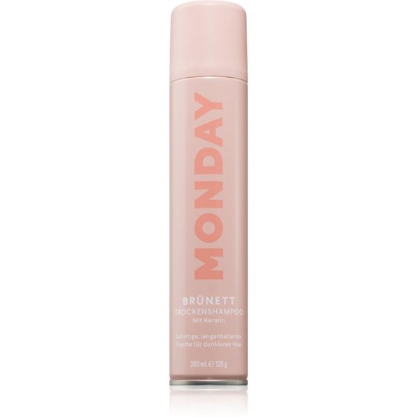 MONDAY MONDAY Brunette Dry Shampoo suhi šampon za tamnu kosu s keratinom 200 ml