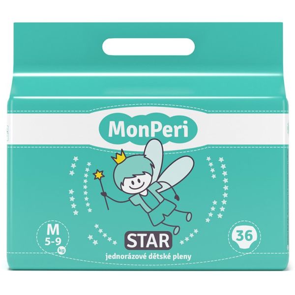 MonPeri MonPeri Star Size M jednokratne pelene 5-9 kg 36 kom
