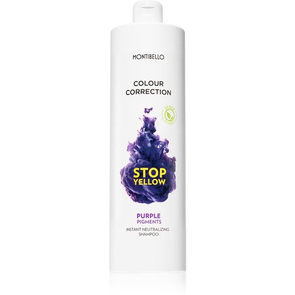 Montibello Montibello Colour Correction Stop Yellow šampon za izbijeljenu i plavu kosu neutralizirajući žuti tonovi 1000 ml