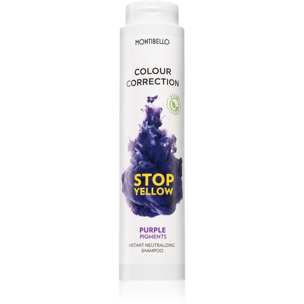 Montibello Montibello Colour Correction Stop Yellow šampon za izbijeljenu i plavu kosu neutralizirajući žuti tonovi 300 ml