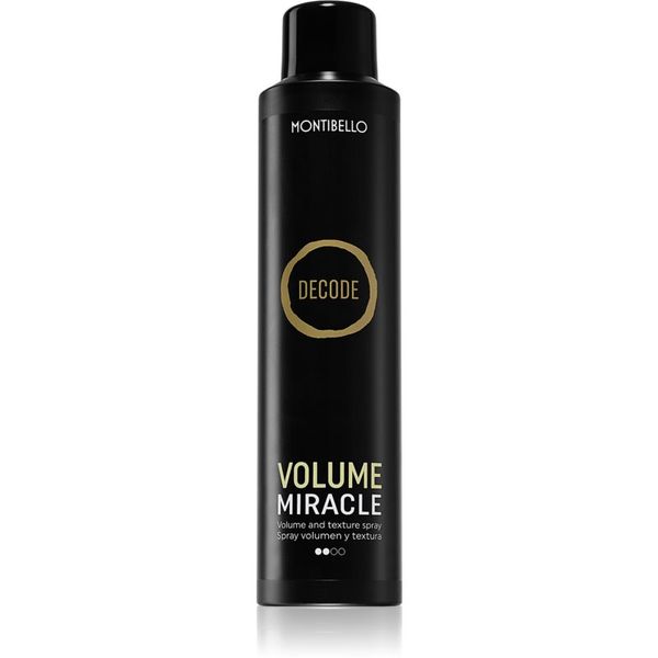 Montibello Montibello Decode Volume Miracle Spray sprej za volumen za sušenje i završno uređenje kose 250 ml