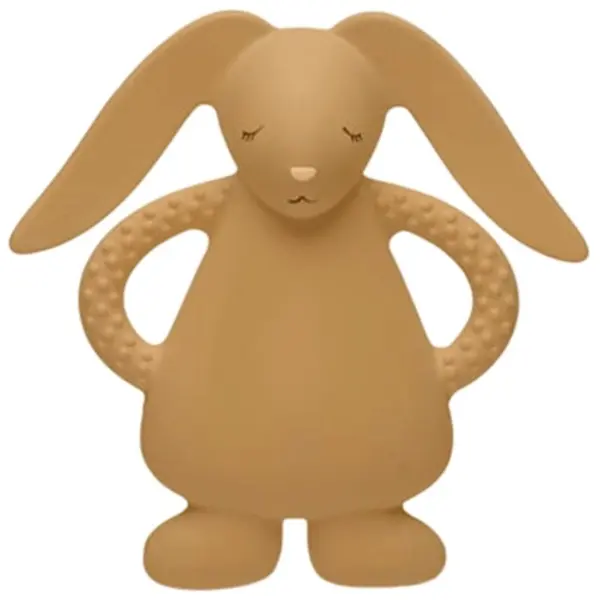 Moonie Moonie Natural Teether Rabbit grickalica za bebe Cappucino 1 kom