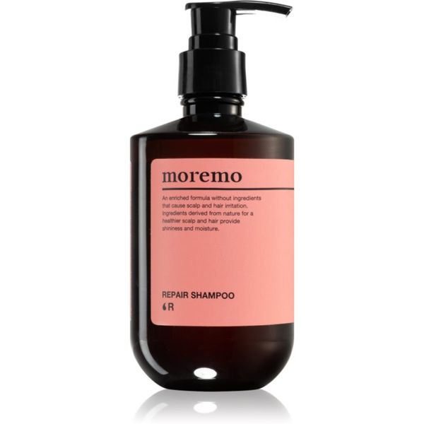 moremo moremo Repair Shampoo R šampon za dubinsku regeneraciju za oštećenu i lomljivu kosu 300 ml