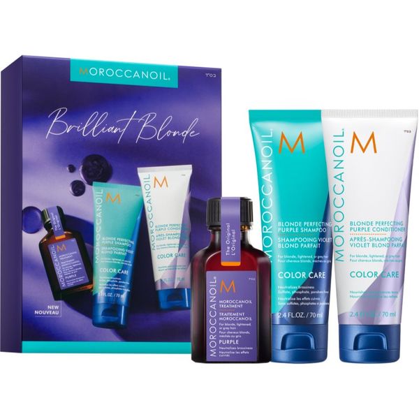 Moroccanoil Moroccanoil Brilliant Blonde set (za plavu kosu)