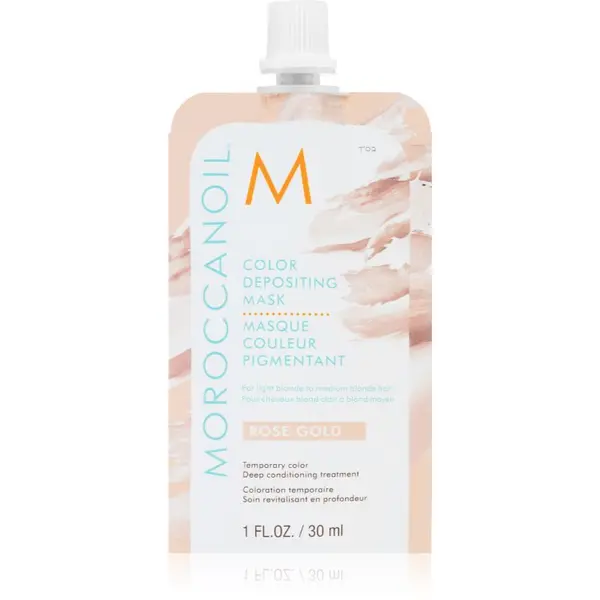 Moroccanoil Moroccanoil Color Depositing blaga hranjiva maska bez trajnih pigmenata Rose Gold 30 ml