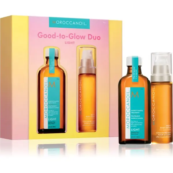 Moroccanoil Moroccanoil Good-to-Glow Duo Light set za kosu i tijelo 1 kom