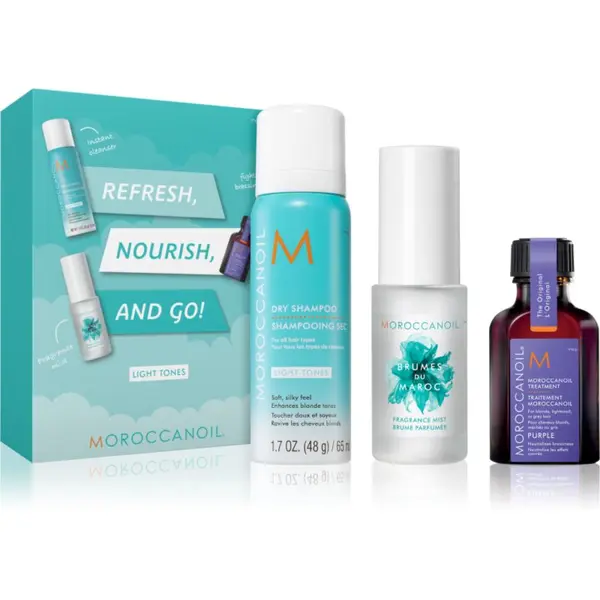 Moroccanoil Moroccanoil Refresh, Nourish, and Go! (Light Tones) set za plavu kosu za žene