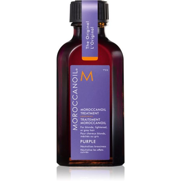 Moroccanoil Moroccanoil Treatment Purple hranjivo ulje za plavu i sijedu kosu 50 ml