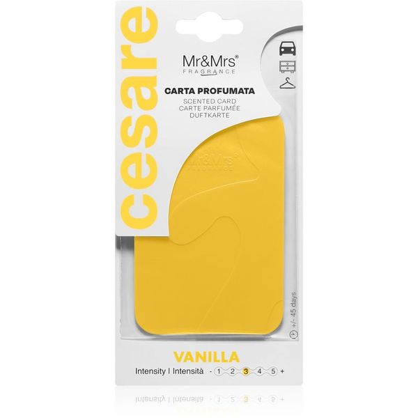 Mr & Mrs Fragrance Mr & Mrs Fragrance Cesare Vanilla viseća mirisna oznaka 1 kom