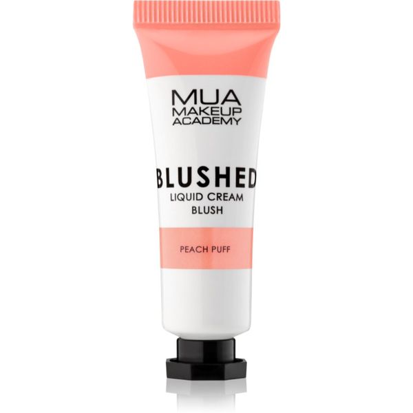 MUA Makeup Academy MUA Makeup Academy Blushed Liquid Blusher tekuće rumenilo nijansa Peach Puff 10 ml