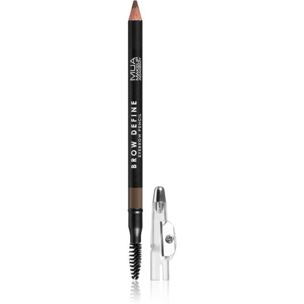 MUA Makeup Academy MUA Makeup Academy Brow Define dugotrajna olovka za obrve sa četkicom nijansa Mid Brown 1,2 g