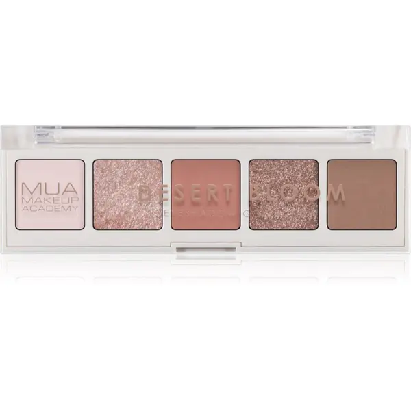 MUA Makeup Academy MUA Makeup Academy Eyeshadow Collection 5 Shade Palette paleta sjenila za oči nijansa Desert Bloom 3.8 g