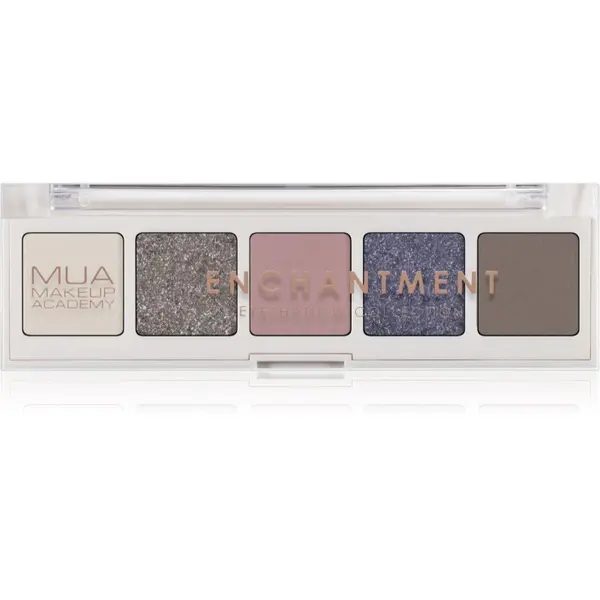 MUA Makeup Academy MUA Makeup Academy Eyeshadow Collection 5 Shade Palette paleta sjenila za oči nijansa Enchantment 3.8 g