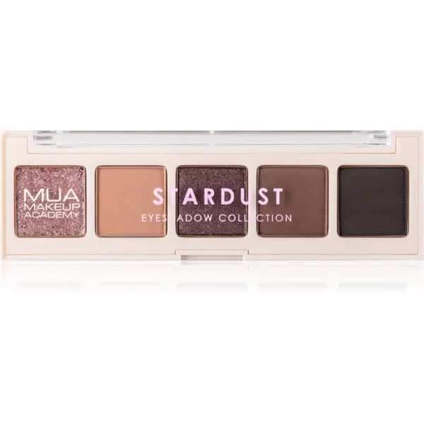 MUA Makeup Academy MUA Makeup Academy Eyeshadow Collection 5 Shade Palette paleta sjenila za oči nijansa Stardust 3.8 g
