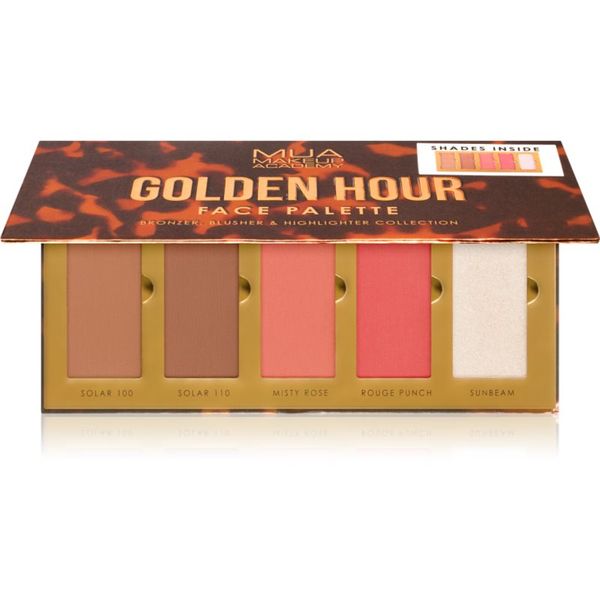 MUA Makeup Academy MUA Makeup Academy Golden Hour paleta pudera za konture lica 15 g