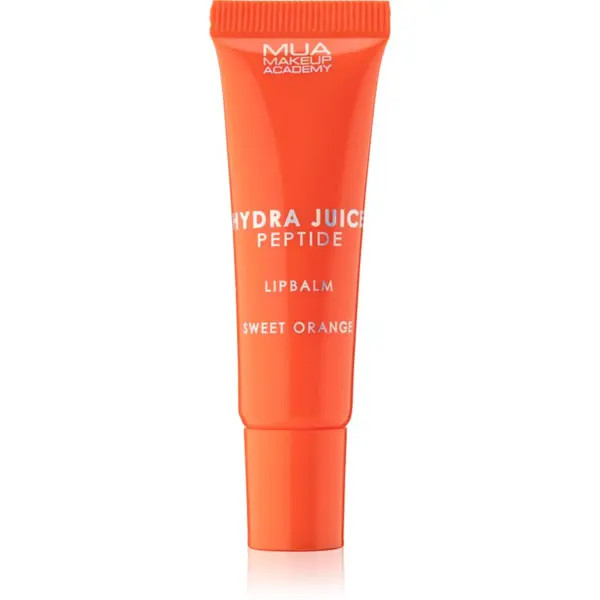 MUA Makeup Academy MUA Makeup Academy Hydra Juice Peptide Lip Balm hidratantni balzam za usne za sjaj parfemi Sweet Orange 10 ml