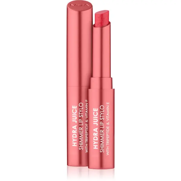 MUA Makeup Academy MUA Makeup Academy Hydra Juice Peptide Shimmer Lip Stylo svjetlucavi ruž za usne s hranjivim učinkom nijansa Raspberry Jam 1.5 g