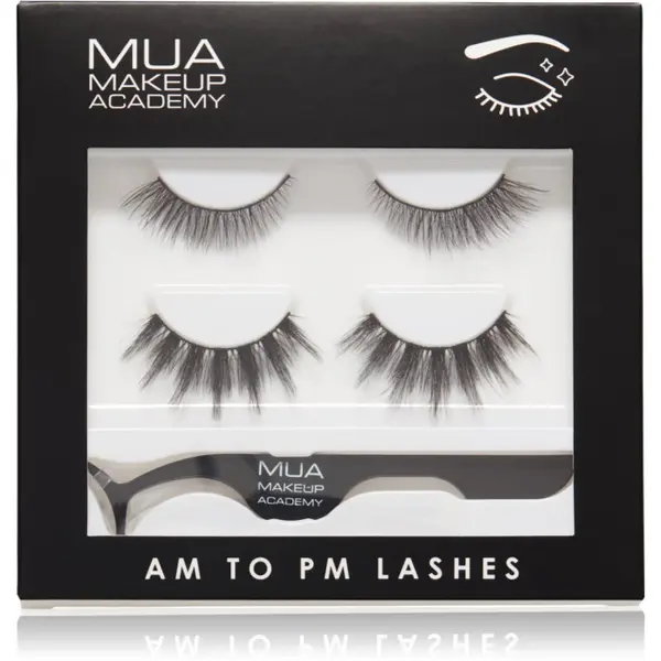 MUA Makeup Academy MUA Makeup Academy Lashes Am To Pm umjetne trepavice 2 par