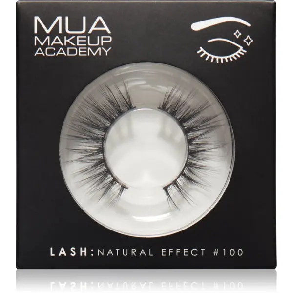MUA Makeup Academy MUA Makeup Academy Lashes Natural Effect umjetne trepavice tip #100 1 par