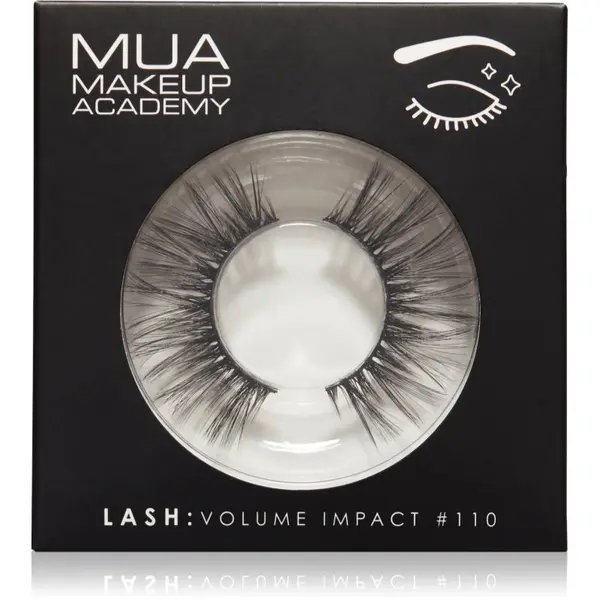 MUA Makeup Academy MUA Makeup Academy Lashes Volume Impact umjetne trepavice tip #110 1 par