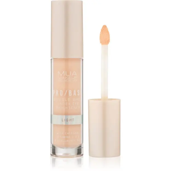 MUA Makeup Academy MUA Makeup Academy PRO/BASE Double Shot posvjetljivač za područje oko očiju s kofeinom nijansa Light 5 ml