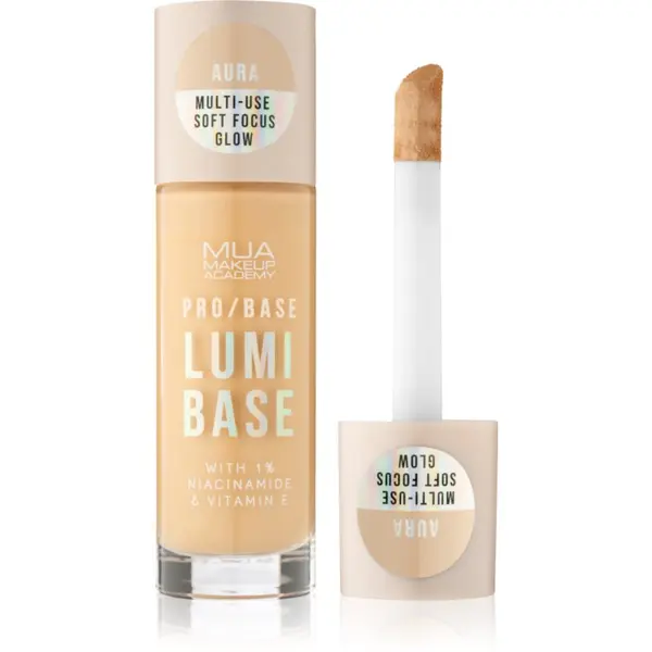 MUA Makeup Academy MUA Makeup Academy PRO/BASE Lumi Base posvjetljujući primer nijansa Aura (Warm) 33 ml
