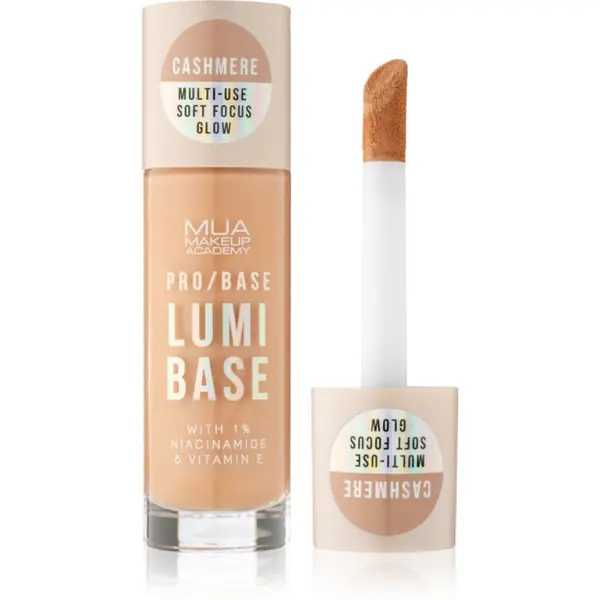 MUA Makeup Academy MUA Makeup Academy PRO/BASE Lumi Base posvjetljujući primer nijansa Cashmere (Warm) 33 ml