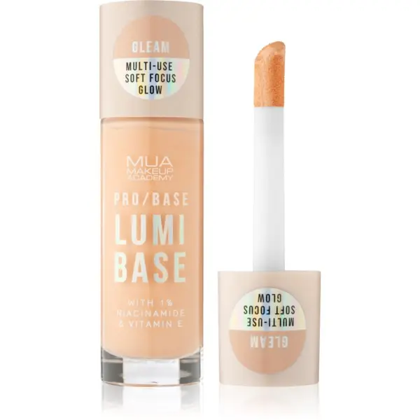 MUA Makeup Academy MUA Makeup Academy PRO/BASE Lumi Base posvjetljujući primer nijansa Gleam (Cool) 33 ml