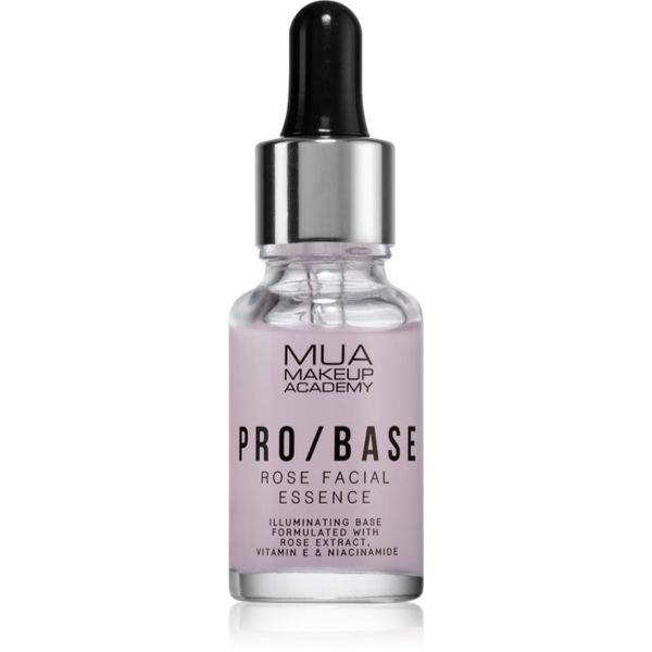 MUA Makeup Academy MUA Makeup Academy PRO/BASE Rose posvjetljujući primer s ekstraktom divlje ruže 15 ml