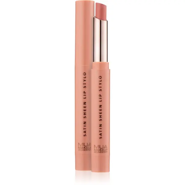 MUA Makeup Academy MUA Makeup Academy Satin Sheen satenasti ruž za usne nijansa Super Nude 1.5 g