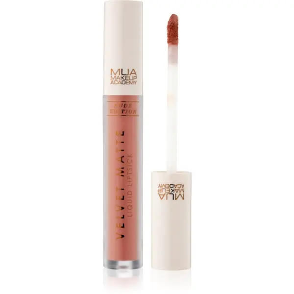 MUA Makeup Academy MUA Makeup Academy Velvet Matte Nude Edition mat tekući ruž za usne nijansa Cashmere 3 ml