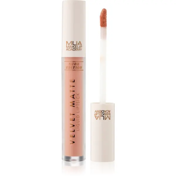 MUA Makeup Academy MUA Makeup Academy Velvet Matte Nude Edition mat tekući ruž za usne nijansa Tempting 3 ml