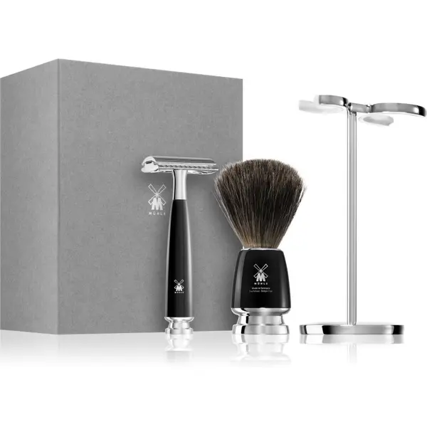 Mühle Mühle RYTMO Black Pure Badger set za brijanje