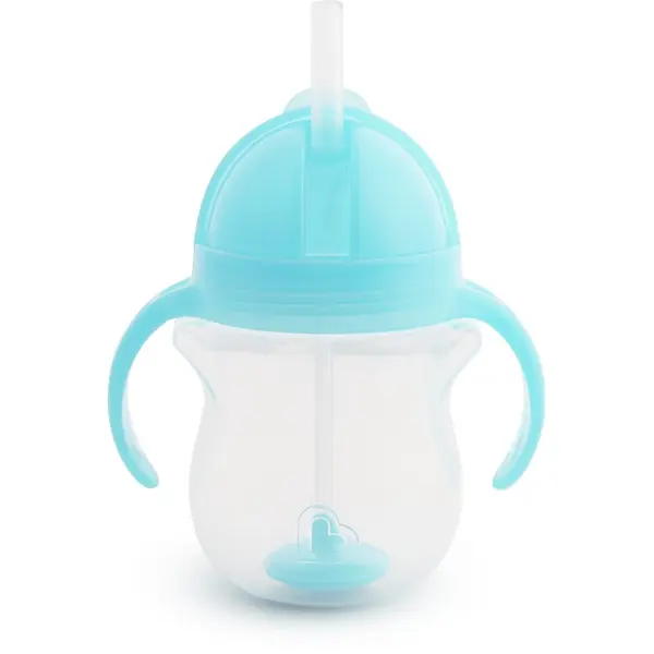 Munchkin Munchkin Click Lock™ Tip & Sip čašica sa slamkom s utegom Blue 6 m+ 207 ml