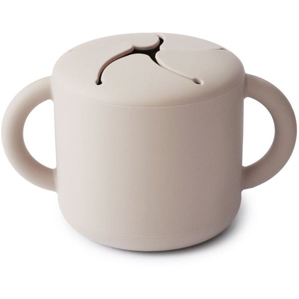Mushie Mushie Baby Snack Cup šalica za užinu Ivory 1 kom
