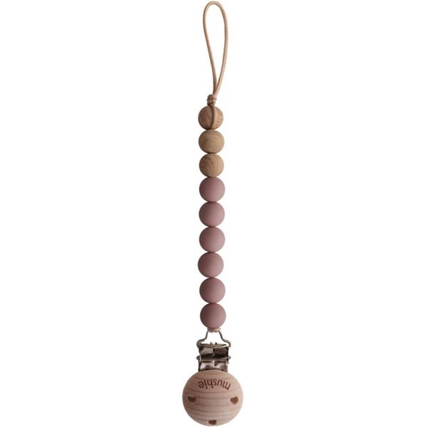 Mushie Mushie Eva kopča za dudu Cloudy Mauve 1 kom