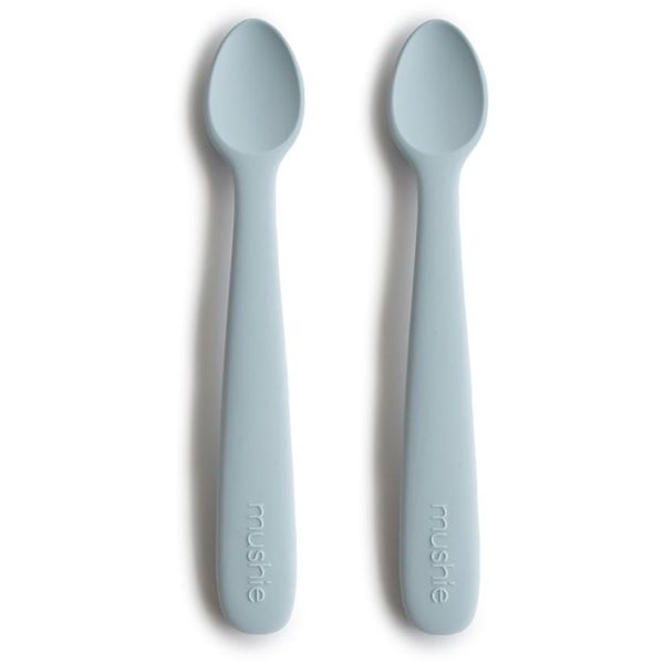 Mushie Mushie Silicone Feeding Spoons žličica Powder Blue 2 kom