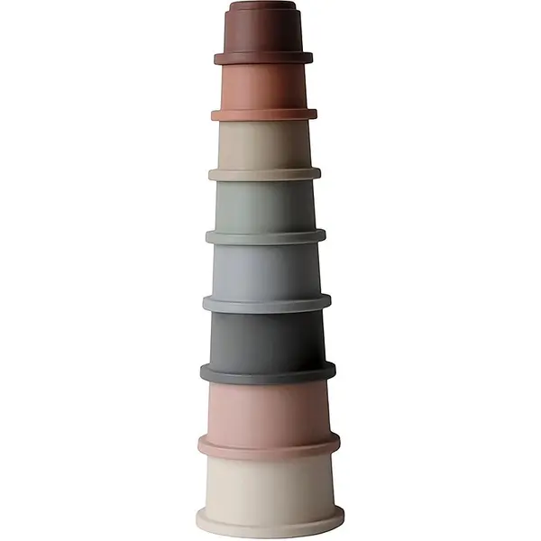 Mushie Mushie Stacking Cups Toy igračka 3 u 1 Original 8 kom