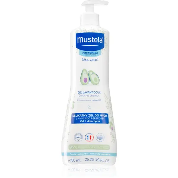Mustela Mustela Bébé Bain gel za pranje kose i tijela za djecu 750 ml