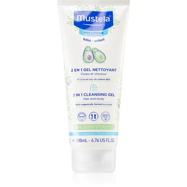 Mustela Mustela Bébé gel za pranje tijela i kose za djecu 200 ml
