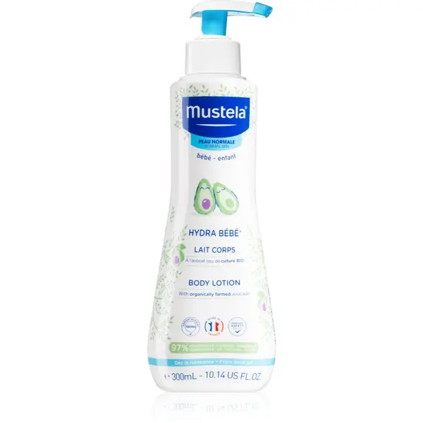 Mustela Mustela Bébé Hydra Bébé hidratantno mlijeko za tijelo  za dječju kožu 300 ml