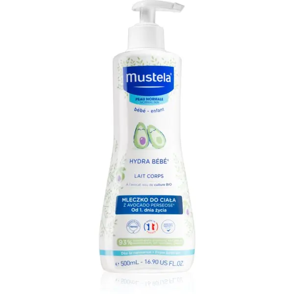 Mustela Mustela Bébé Hydra Bébé hidratantno mlijeko za tijelo  za dječju kožu 500 ml