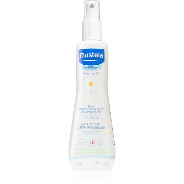 Mustela Mustela Bébé osvježavajuća voda za tijelo i kosu 200 ml
