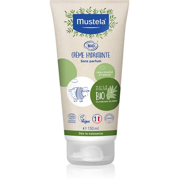 Mustela Mustela BIO Hydrating Cream with Olive Oil hidratantna krema za lice i tijelo za djecu od rođenja 150 ml