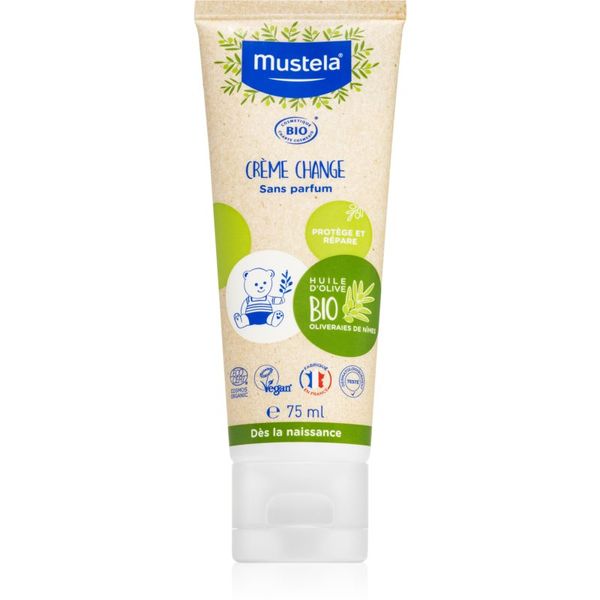 Mustela Mustela BIO krema protiv pelenskog osipa za djecu od rođenja 75 ml