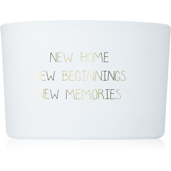 My Flame My Flame Fresh Cotton New Home, New Beginnings, New Memories mirisna svijeća 13x8 cm