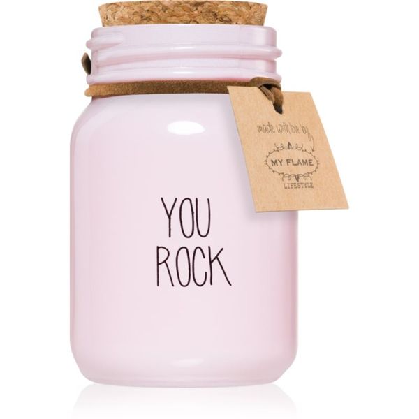 My Flame My Flame Green Tea Time You Rock mirisna svijeća 5x8 cm