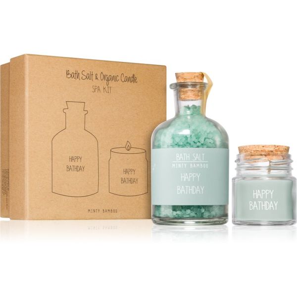 My Flame My Flame Minty Bamboo Happy Bathday poklon set